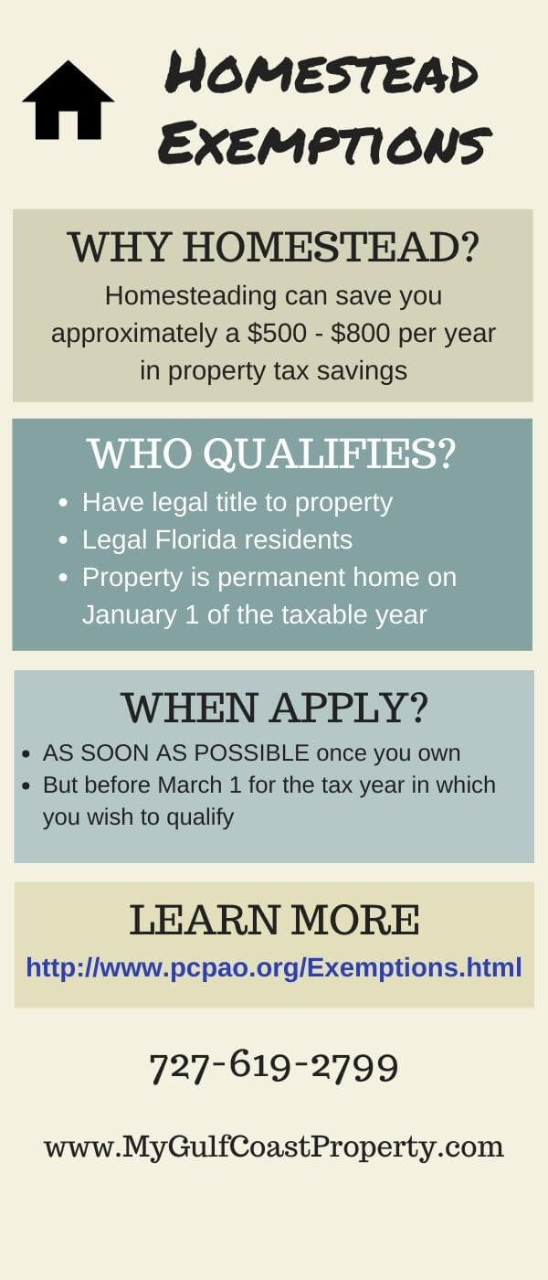 Homestead Exemptions in Pinellas County