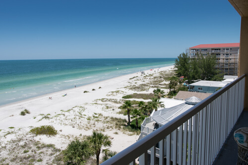 Beachfront View From Indian Shores Condo
