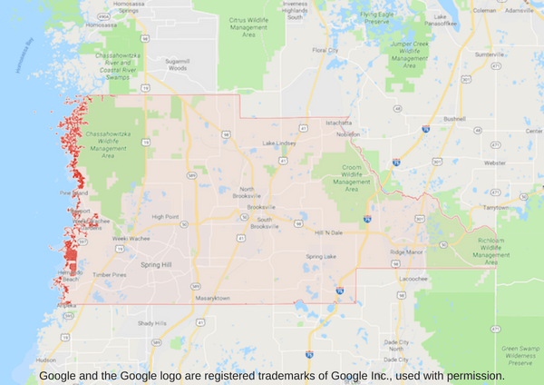 Hillsborough County Sinkhole Map