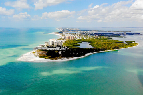 Aerial View of Longboat Key