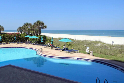 Beachfront Pool And Gulf Views At Ultimar Condos