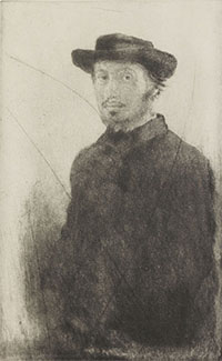 Autoportrait Edgar Degas