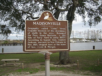 Historic Plaque In Madisonville La