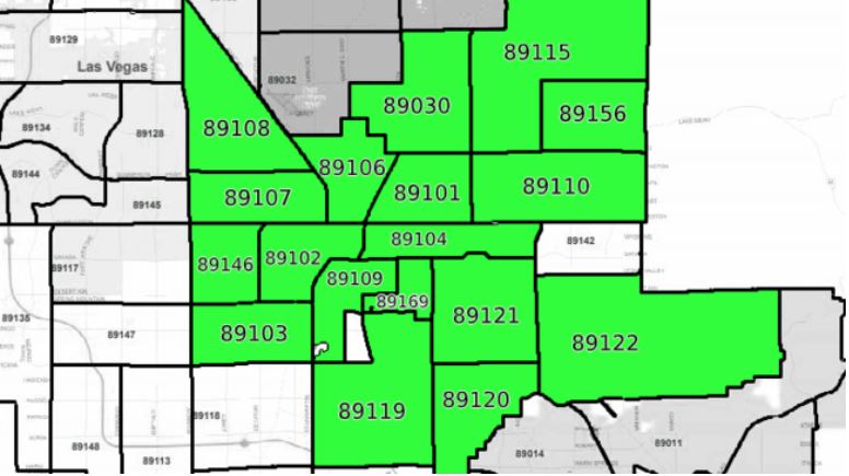 Zip Code Map Las Vegas 2020 Hope Brings You Home 2020