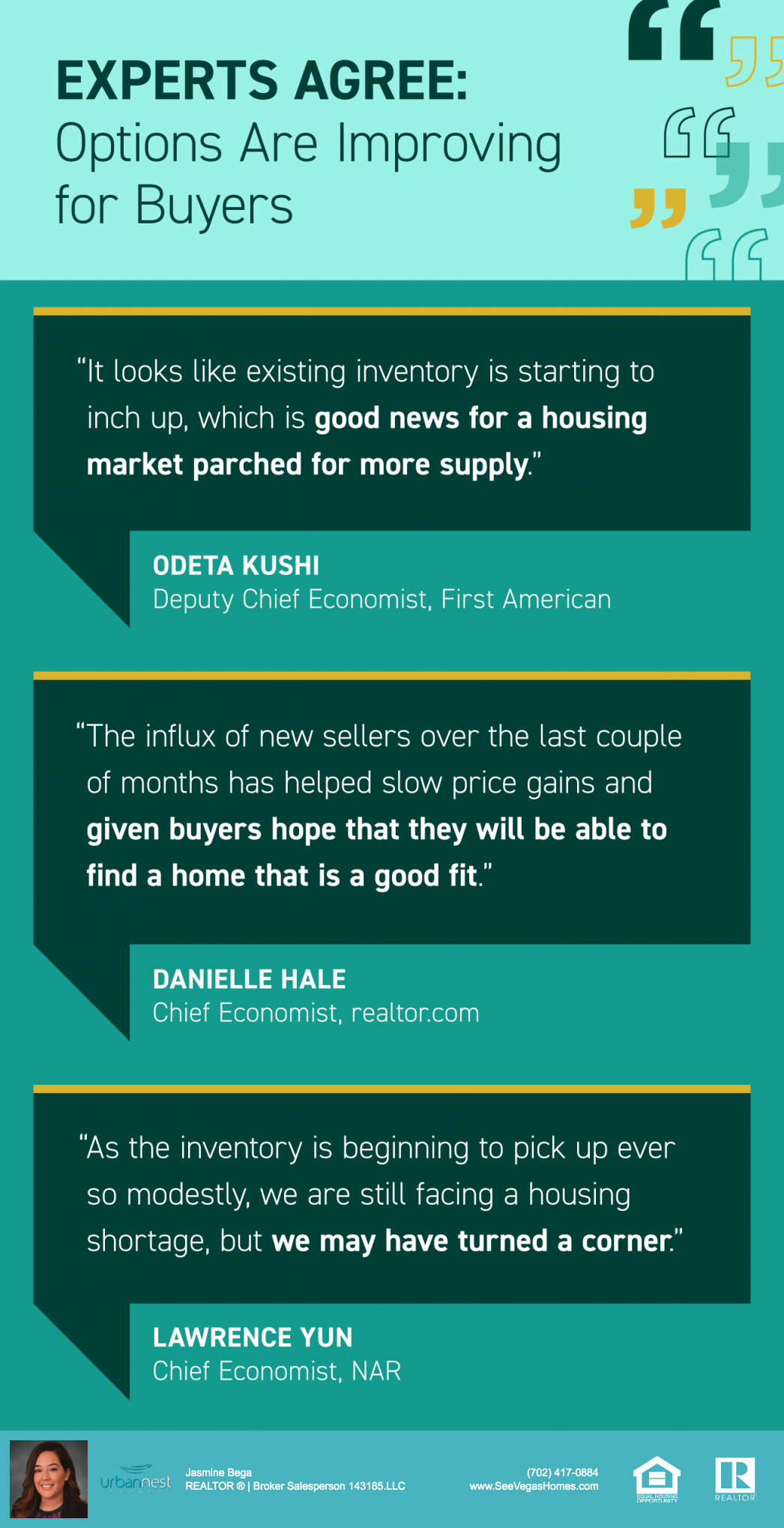Experts Agree - Options Are Improving for Buyers INFOGRAPHIC - seevegashomes