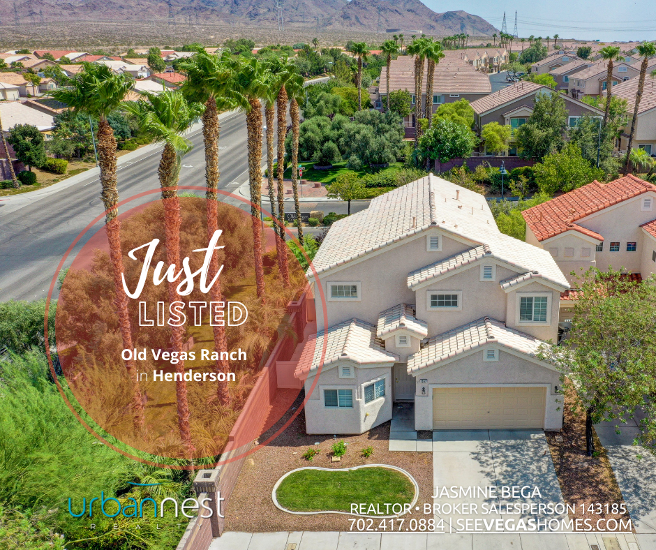 Just Listed 1557 Broken Bell in Twilight at Old Vegas Ranch Henderson