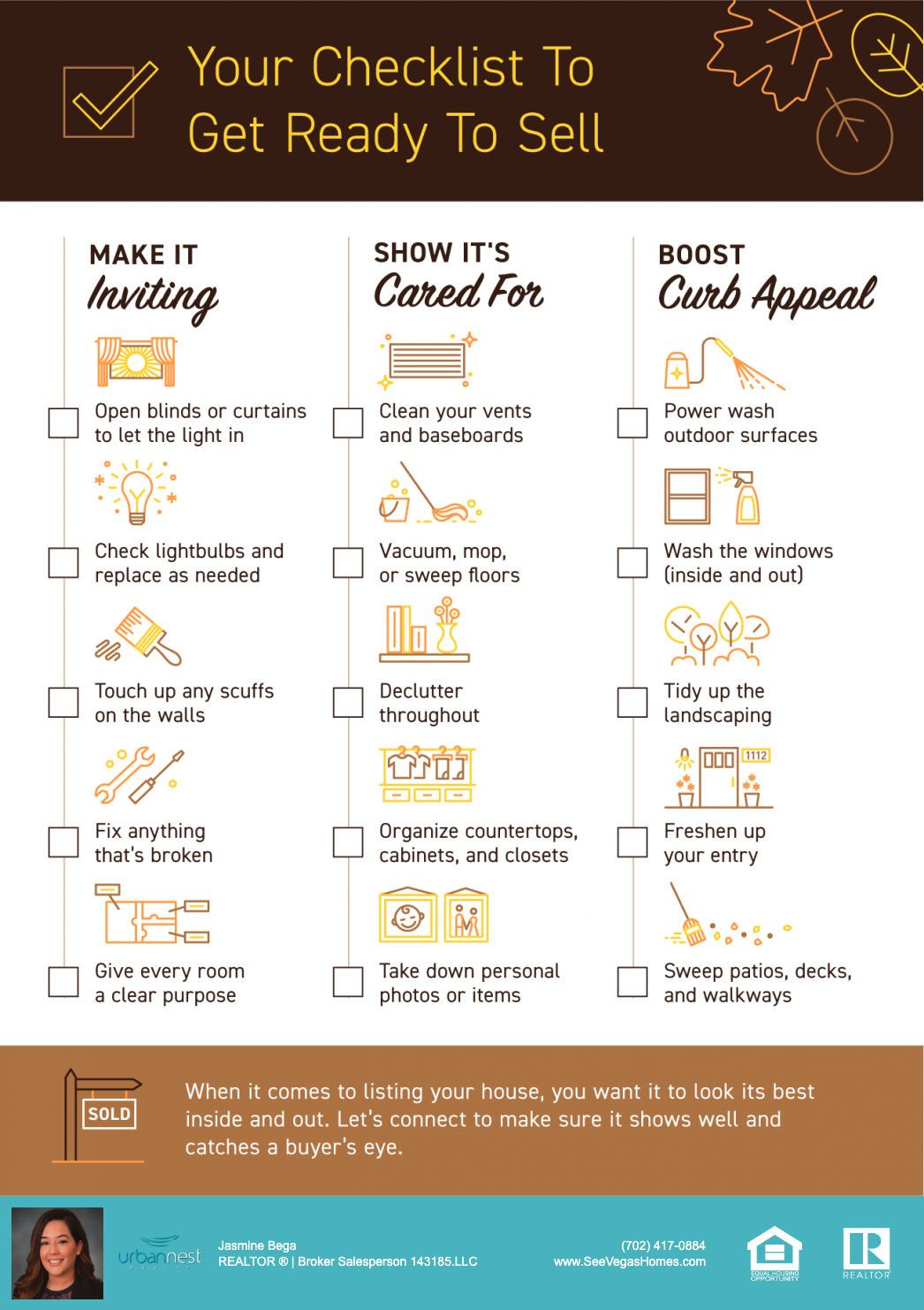 Your Checklist To Get Ready To Sell [INFOGRAPHIC]
