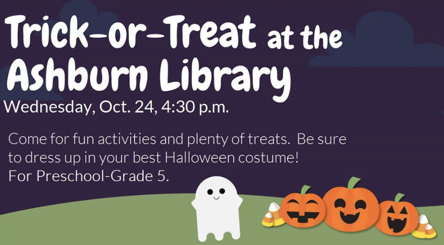 Trick or Treat at the Ashburn Library