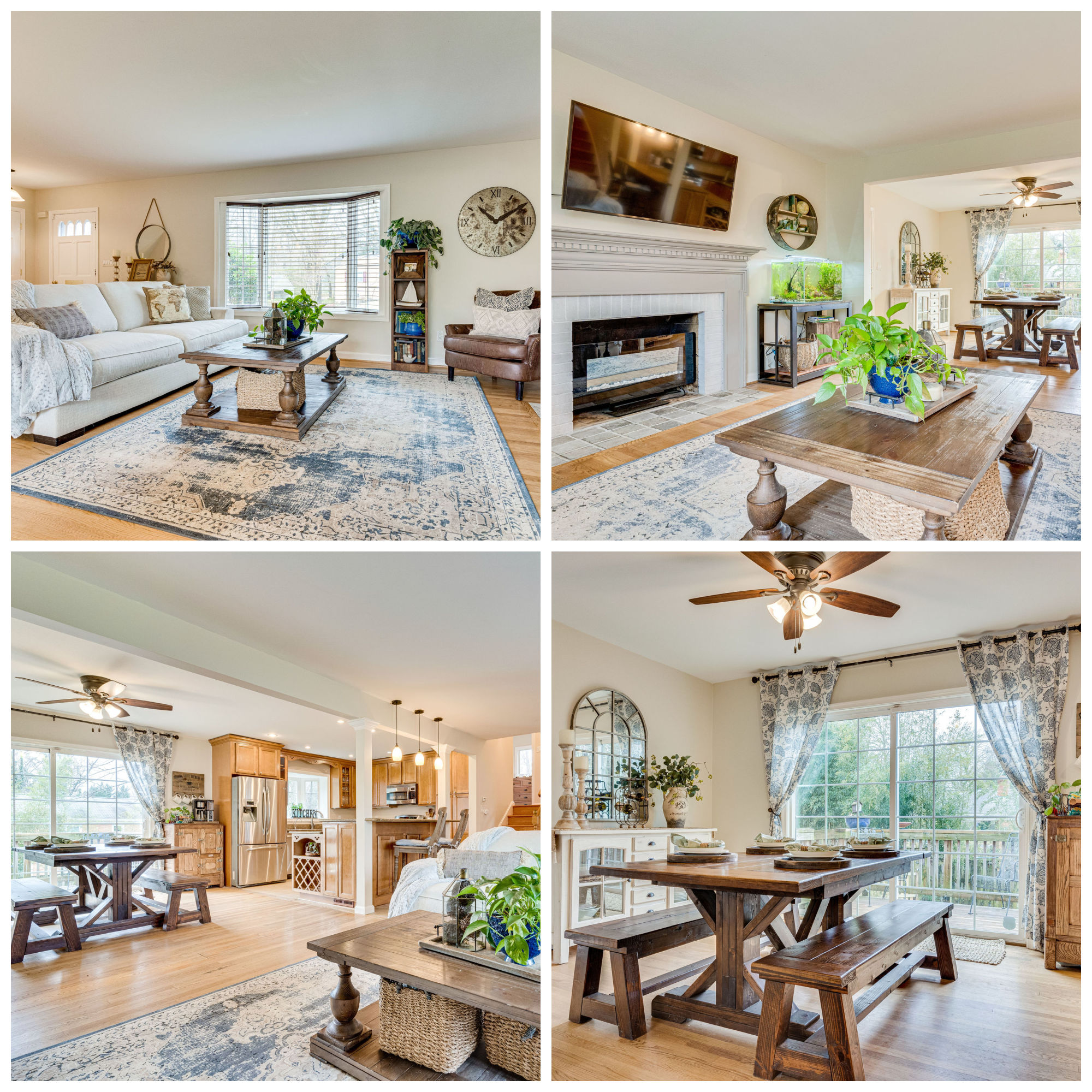 6203 Colmac Dr, Falls Church- Living and Dining Room
