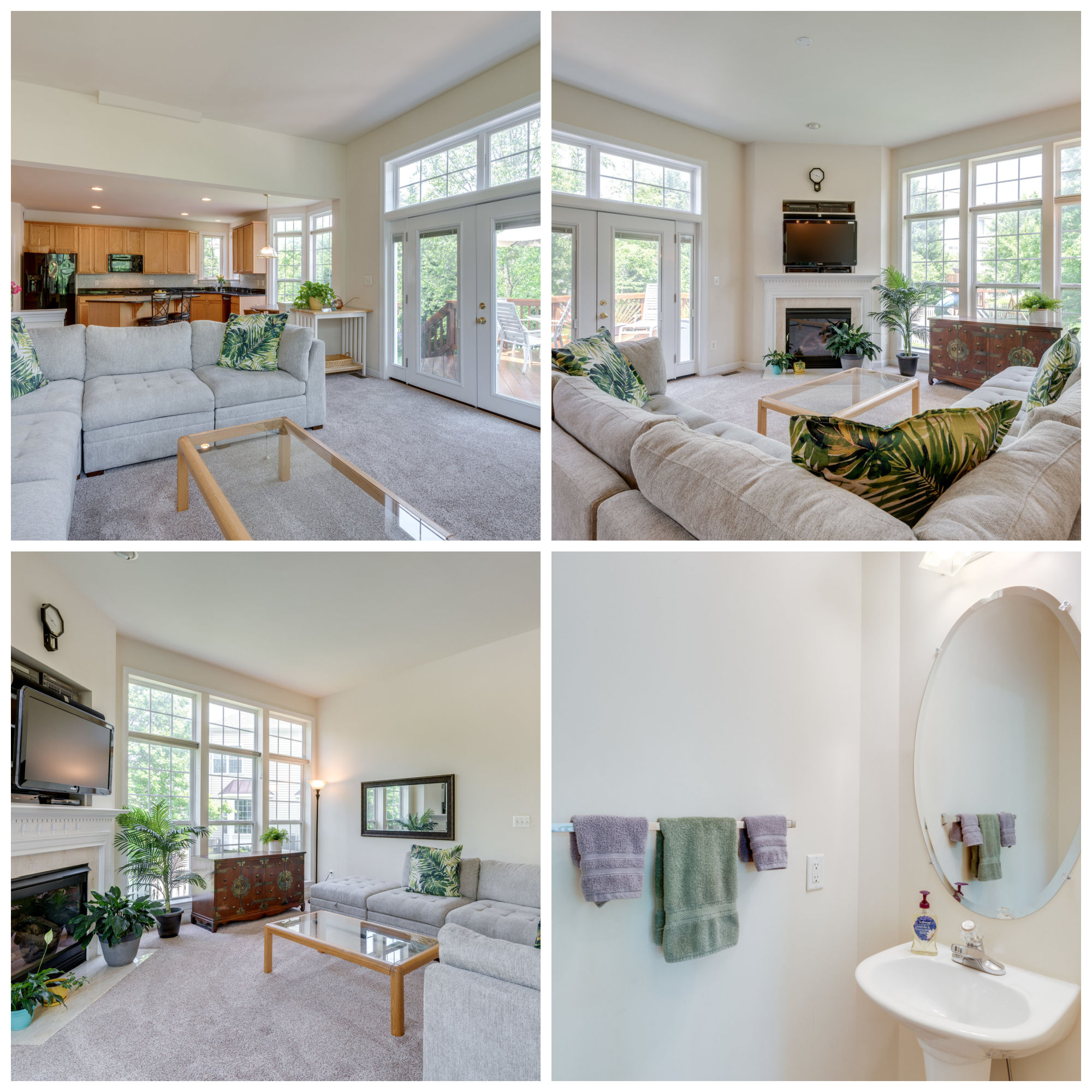 705 Hartford Ct NE, Leesburg- Family Room and Powder Room