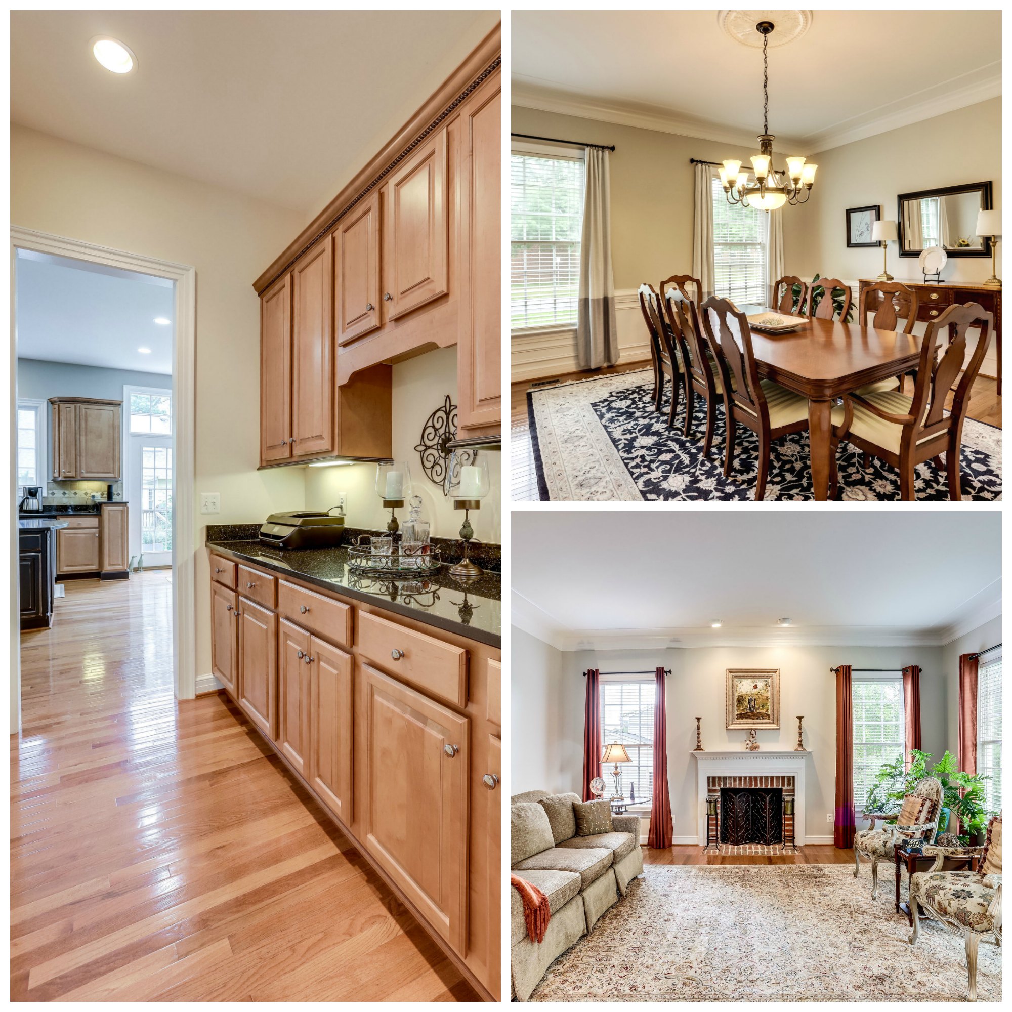 904 Locust St, Herndon- Living and Dining Room