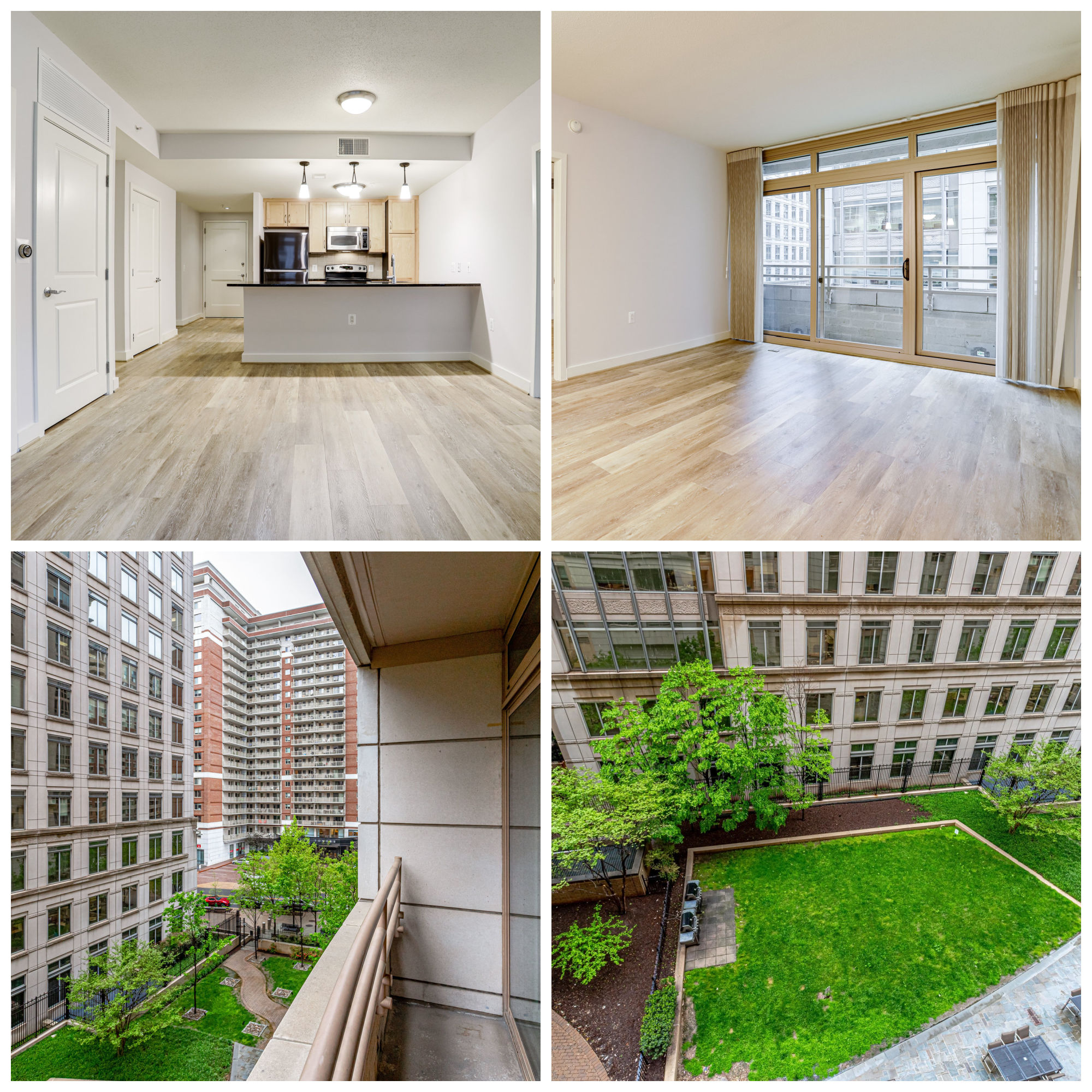 888 Quincy St #509 Alexandria-living room and balcony