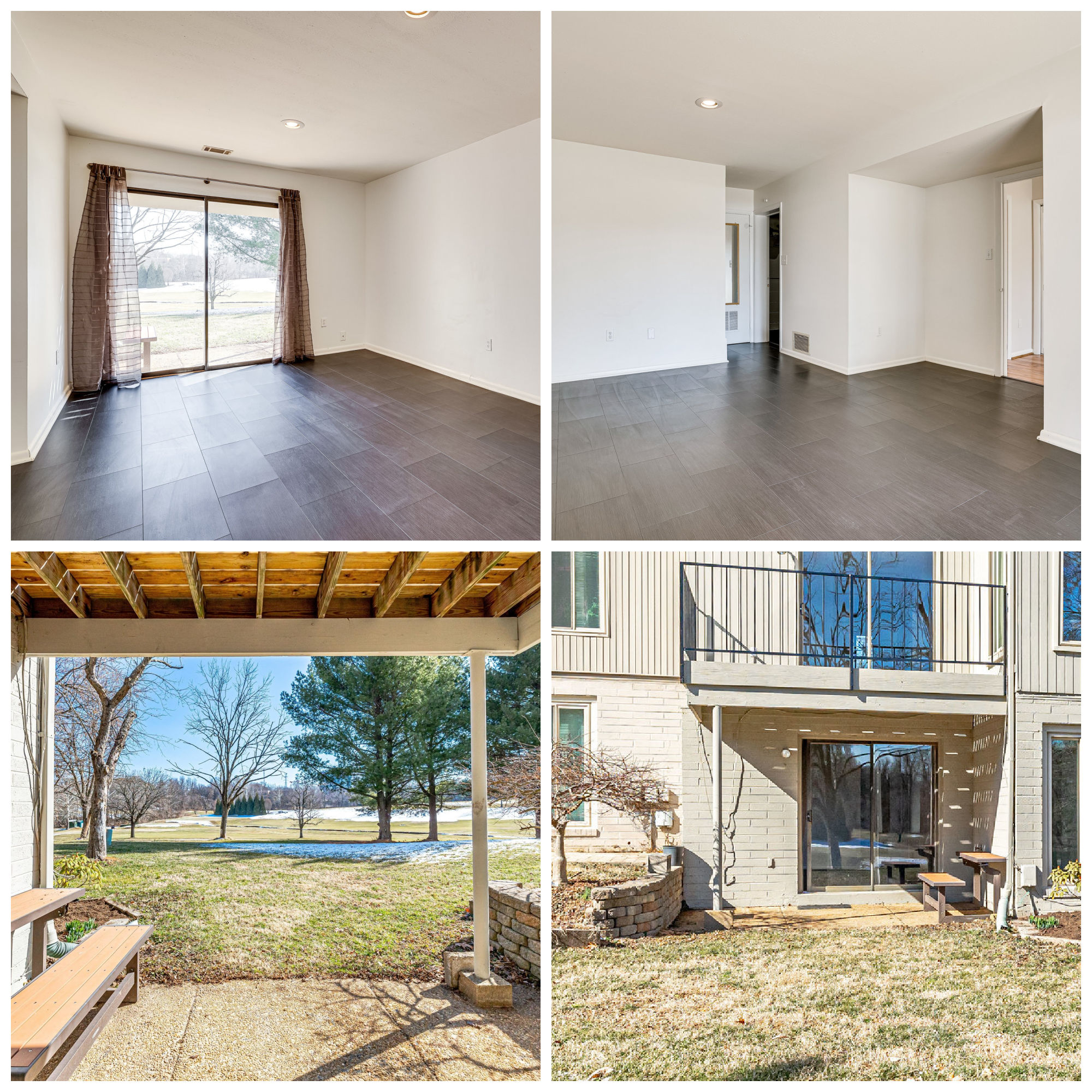 1813 N Shore Ct, Reston- Lower Level Rec Room and Patio