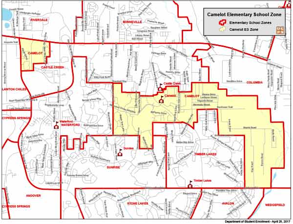 OCPS Camelot Elementary Map
