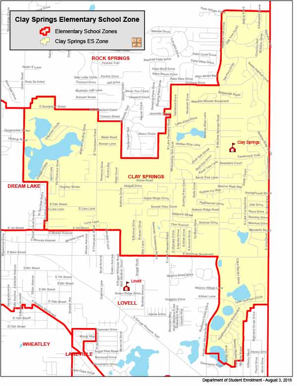 Homes For Sale in the Clay Springs Elementary School Zone