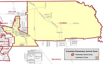 OCPS Columbia Elementary Map