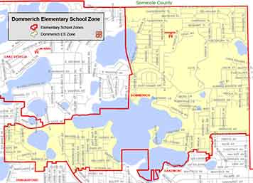 OCPS ColuDommerichbia Elementary Map