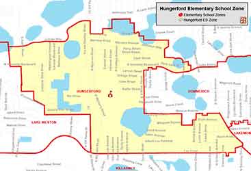 OCPS Hungerford Elementary Map