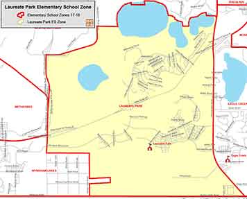 OCPS Laureate Park Elementary Map