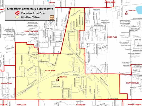 OCPS Little River Elementary Map
