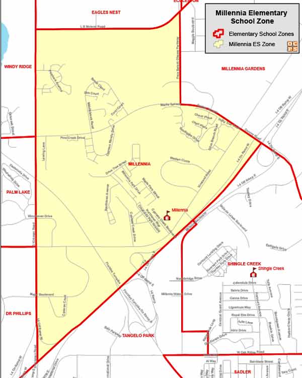 Homes For Sale in the Millennia Elementary School Zone