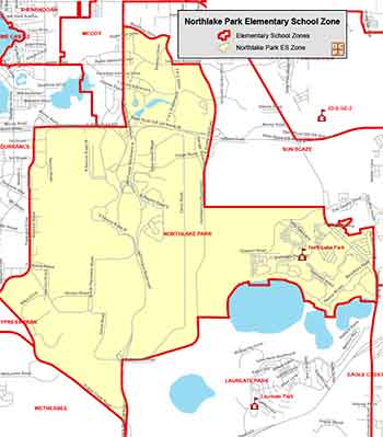 OCPS Northlake Park Elementary Map