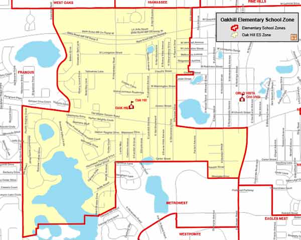 Homes For Sale in the Oak Hill Elementary School Zone