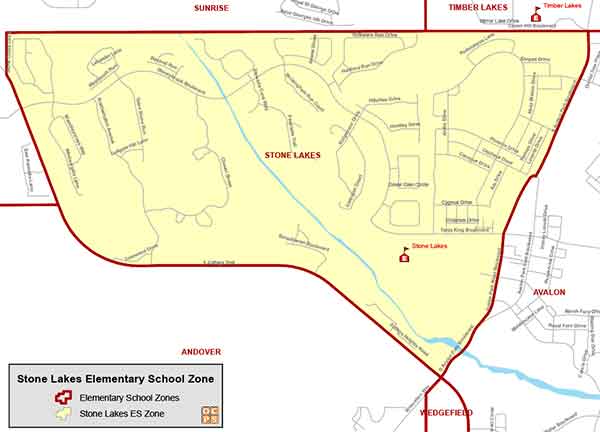 OCPS Stone Lakes Elementary Map