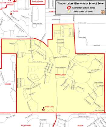 OCPS Timber Lakes Elementary Map