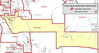 OCPS Vista Lakes Elementary Map