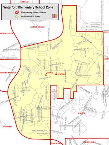 OCPS Waterford Elementary Map