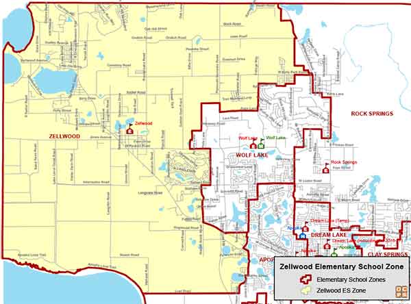 OCPS Zellwood Elementary Map