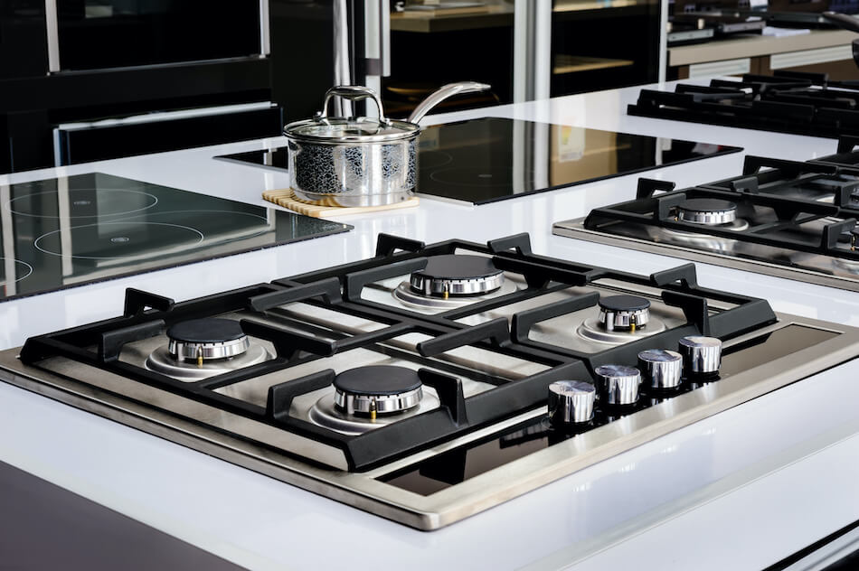 Electric stove deals with gas burners