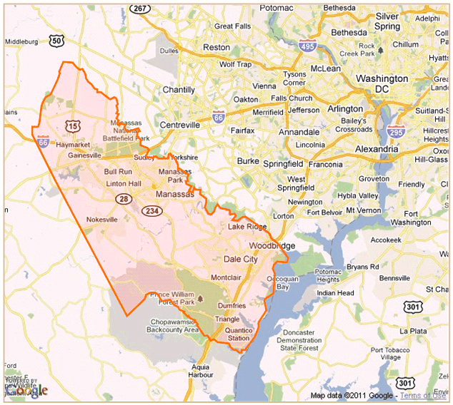 Prince William County Map