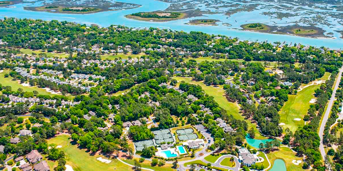 porters neck wilmington nc aerial view