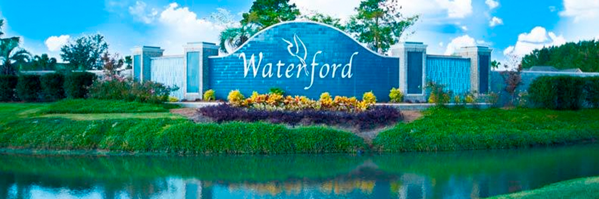waterford of the carolinas entrace sign