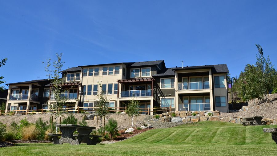 View of the back of the building