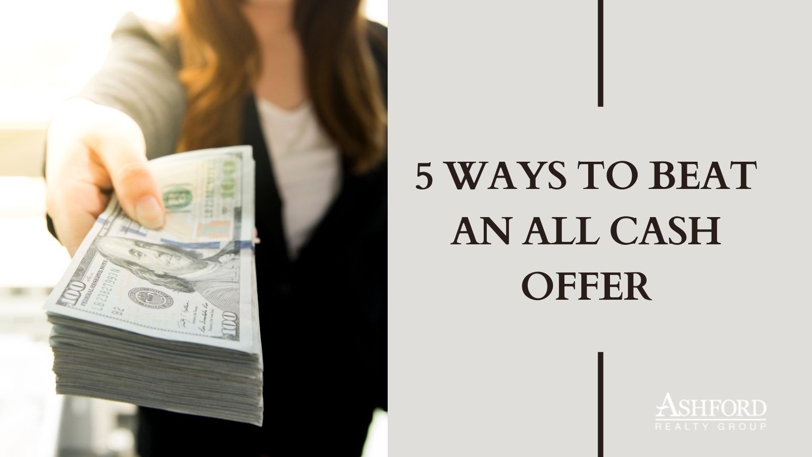 5 Ways to Beat an All Cash Offer