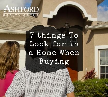 7 things To Look for in a Home When Buying