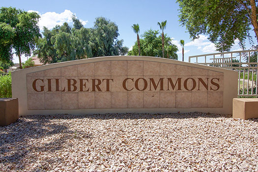Gilbert Commons Entrance