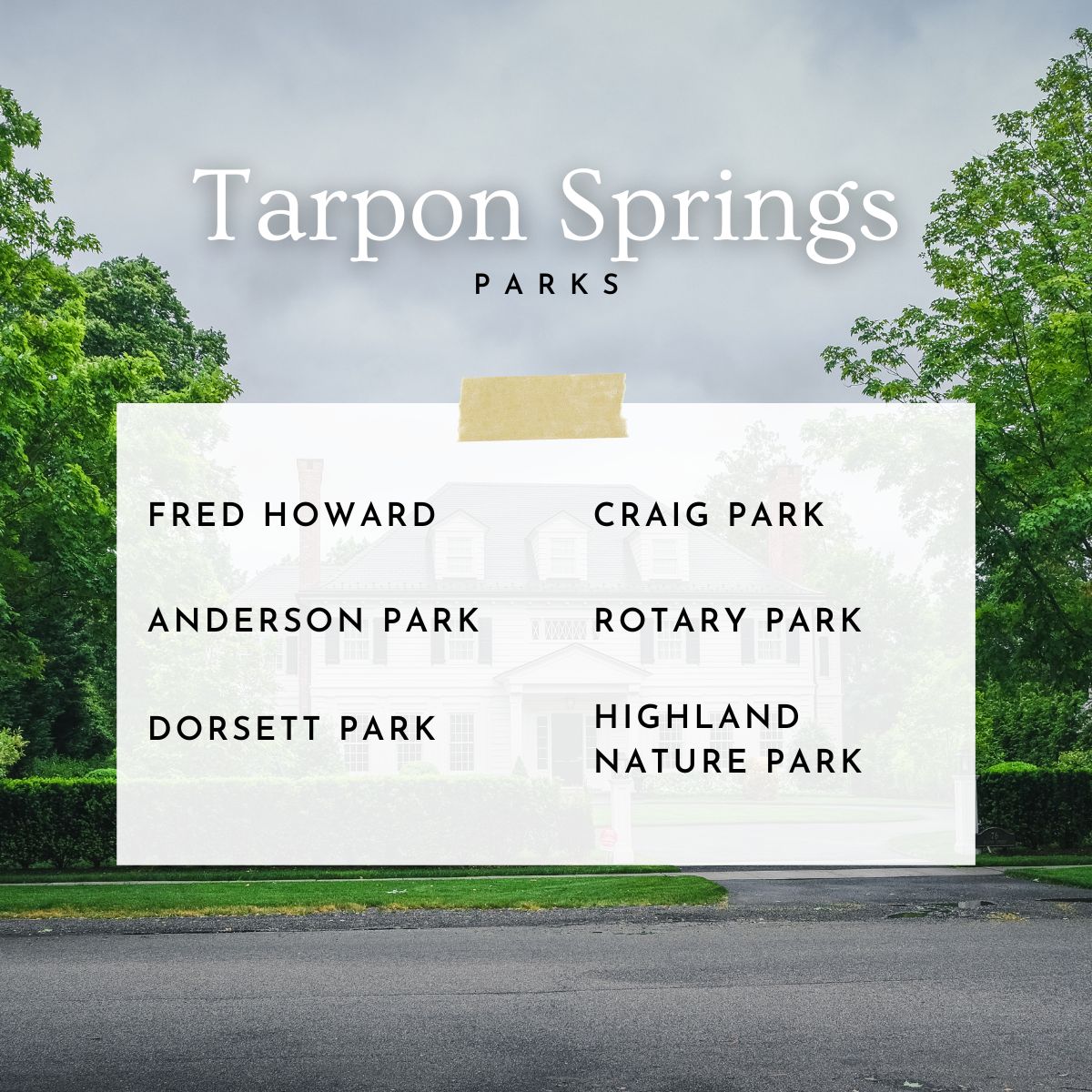 Tarpon Springs Parks