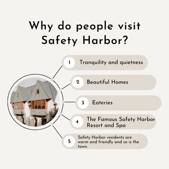 Why do people visit Safety Harbor?