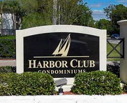 harbor club sign