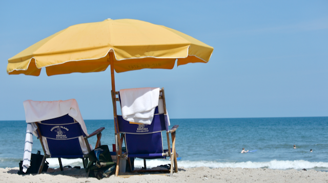 Beach Chairs On Carolina Beach, NC