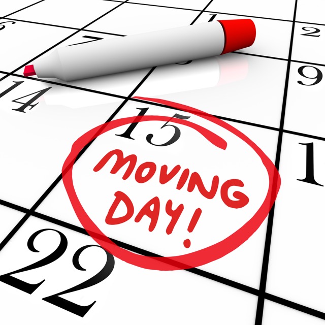 Moving day calender