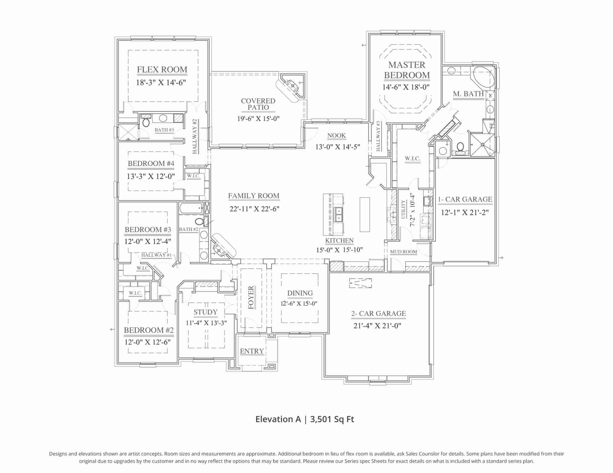 Our Country Homes Floor Plan in the Montclair