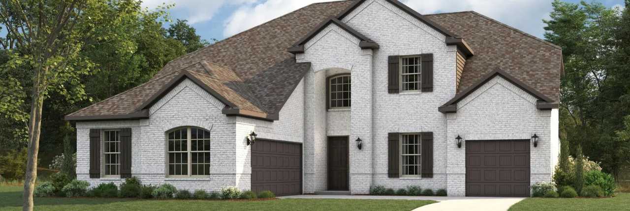 The Trinity Floorplan from Stonehollow Homes at Green Meadows in Celina Tx
