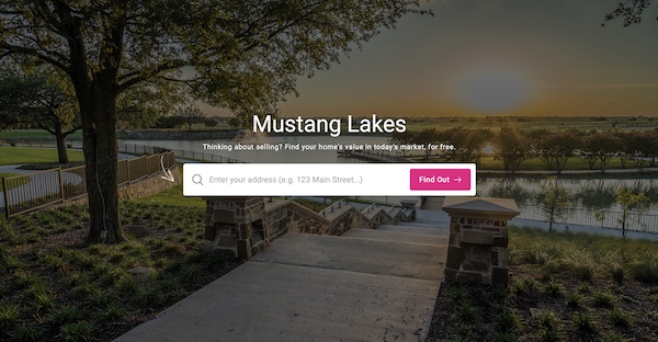 Selling a house in mustang lakes
