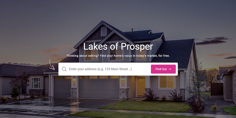 Instant Home Price for Lakes of Prosper