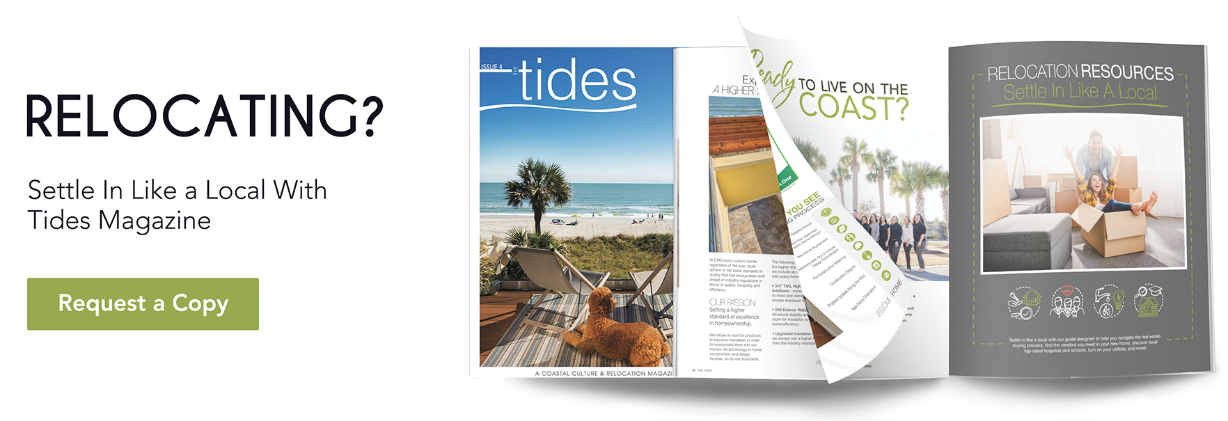 Request a copy of the Tides Magazine